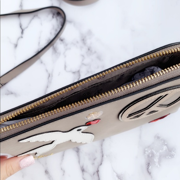 Tory Burch Crossbody Gray Peace - Picture 3 of 4